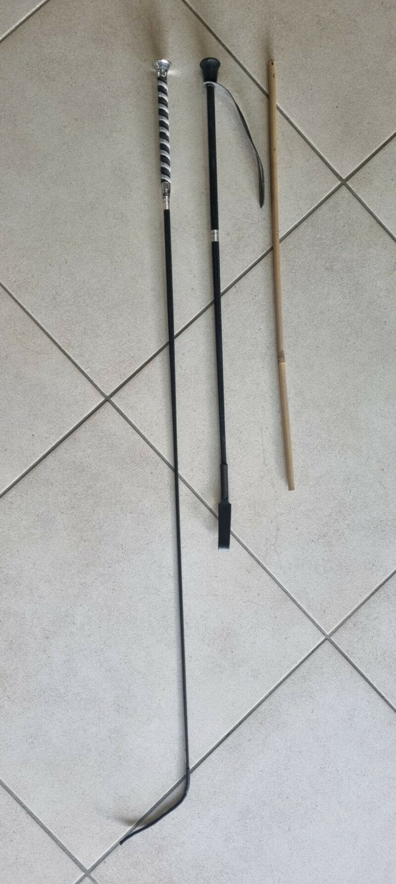 Nos cravaches et baguette